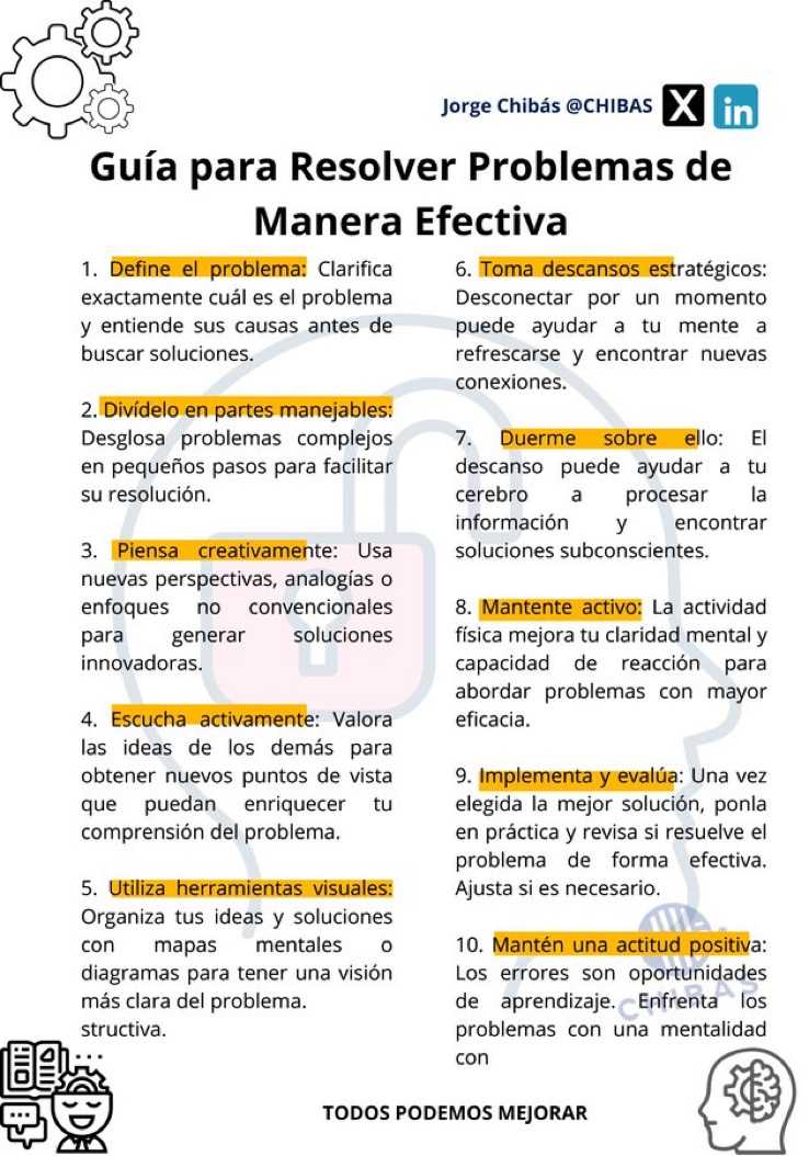 10 Estrategias Avanzadas para Resolver Problemas de Manera Efectiva